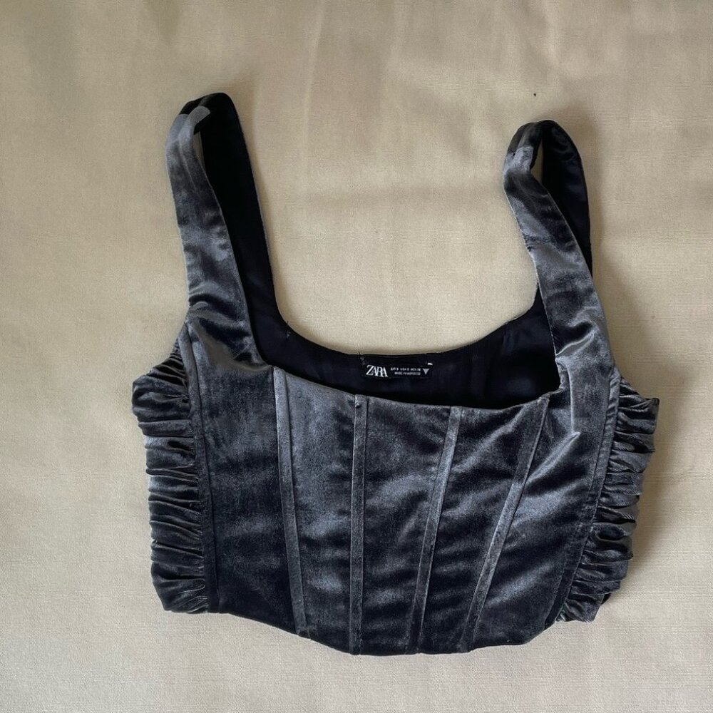 Zara Velvet Corset